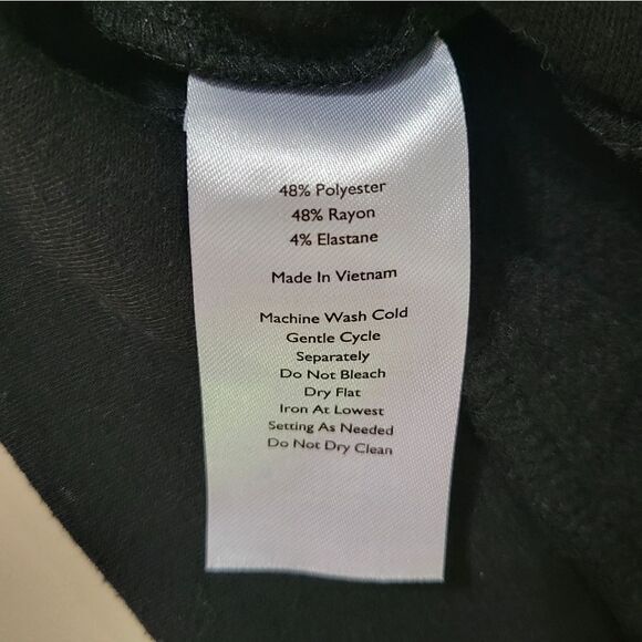 Eddie Bauer Women's Black Poly/Rayon Long Sleeve Pullover Hoodie - Picture 13 of 16